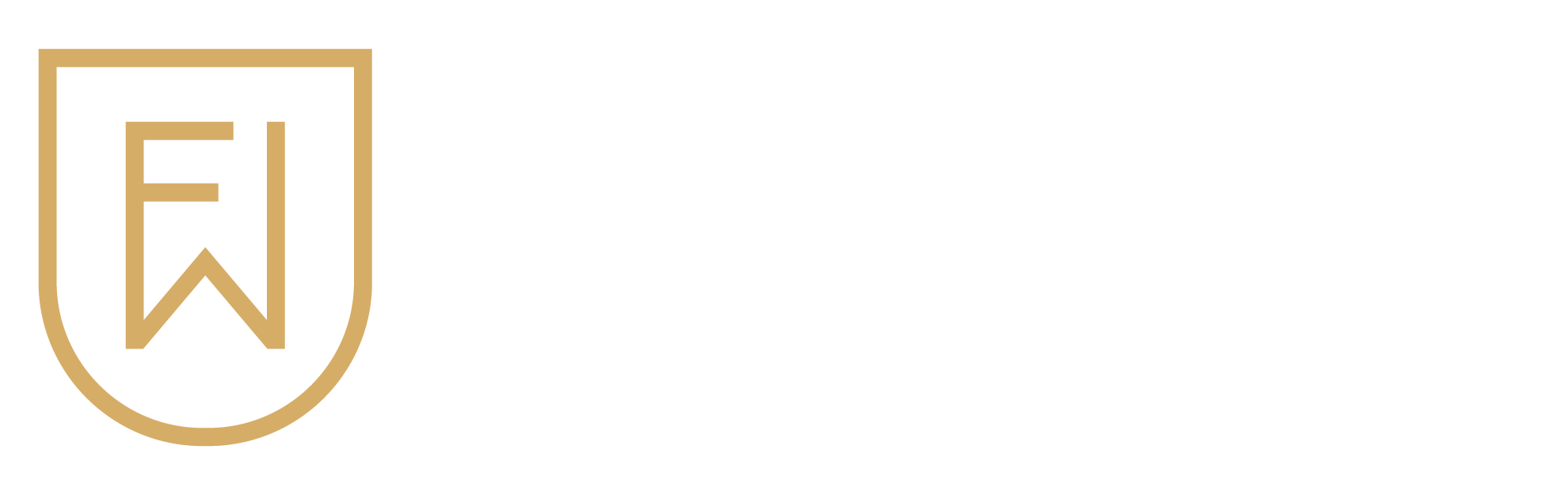 Frese & Waters, LLP Logo Color Reverse